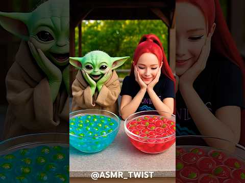 Please Do not Take The Jelly 😅🍭Baby Yoda and Mira KPop #funny #shorts