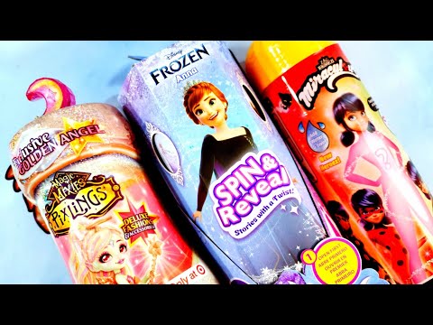 17 Minutes Disney Frozen Spin & Reveal ⭐ Magic Mixies Pixlings Golden Angel 😇 Miraculous Ladybug