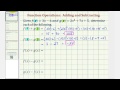Evaluating Functions and Operations