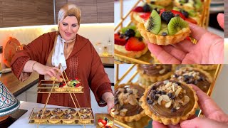 للفطور جبتليك بكريمة وبعجين واحد اقتصاديين ميني تارت من اروع مايكون 