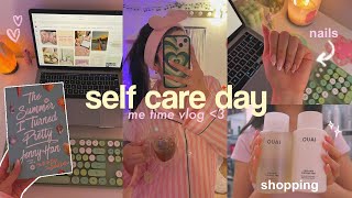 ME TIME VLOG 🧖🏻‍♀️✨ self care shopping, nails + cozy night routine