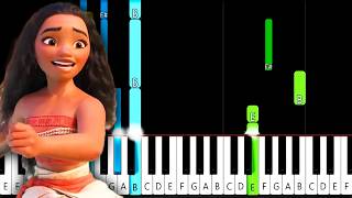 How Far I'll Go (Moana) - Piano Tutorial