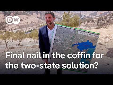 YouTube video thumbnail: Israel's New Unlawful West Bank Settlement Plan Further Undermines Two-State Solution