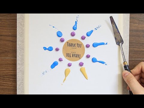 Trip to the Moon-Acrylic Painting on Canvas Step by Step #531-Satisfying ASMR - Serena Art