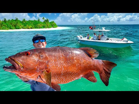 DREAM Bahamas Fishing Trip! Catch Clean Cook (GIANT Cubera Snapper)