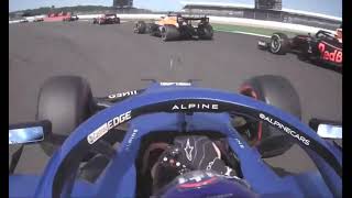 Fernando Alonso Race Start Onboard British GP Sprint F1 2021