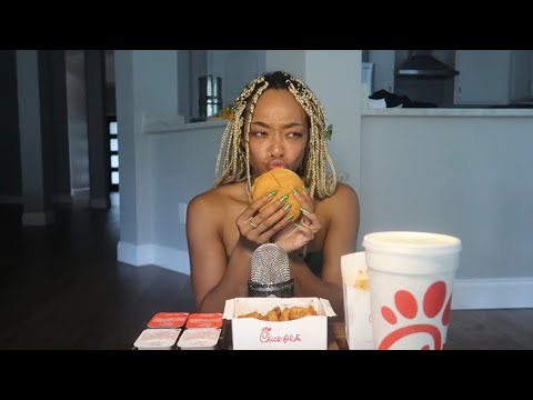 ASMR Chick-Fil-A Mukbang ♡