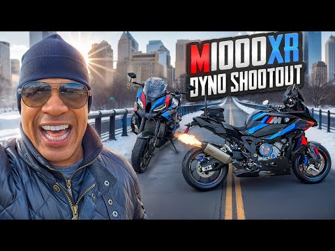 BMW M 1000 XR FULL EXHAUST VS STOCK EXHAUST DYNO TEST & MORE CARBON FIBER!