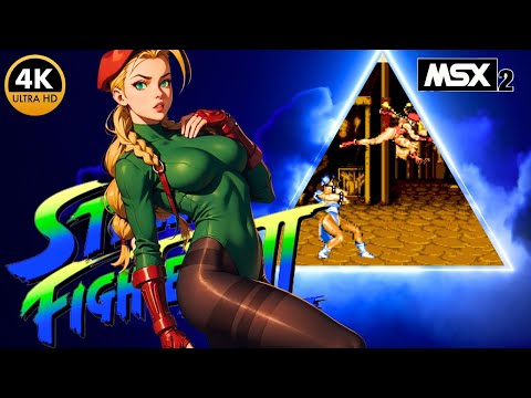 Cammy Lança o Poder no MSX 2! Street Fighter 2 8-bits Edição A Baka-Yo Softcorp!