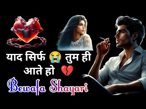 याद सिर्फ 😭तुम ही आते हो💔| Bewafa Shayari | Shayari | Hindi Shayari | Dhoka Shayari | #hindi 2025