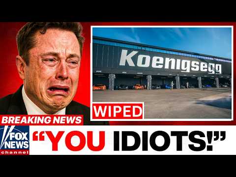 Elon Musk CRIES And RESIGNS On LIVE TV After Koenigsegg Revealed It's New Engine, BYE BYE TESLA!
