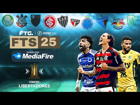 SÓ APK!? FTS 2025/2026 PATCH LIBERTADORES (BRASILEIRÃO ABC +COPA DO BRASIL) V3