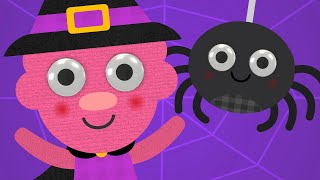 Five Creepy Spiders | Kids Halloween Song | Noodle & Pals