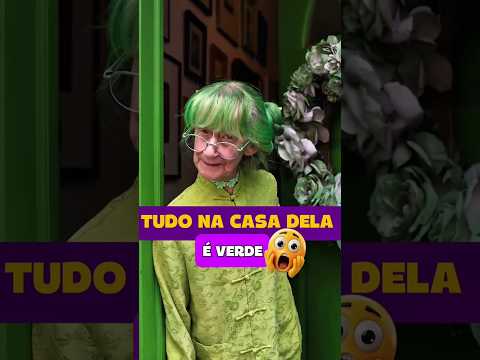 mulher mais apaixonada pela cor verde
