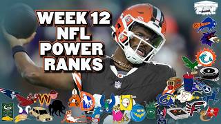 Brutally Honest NFL Power Rankings: Week 12