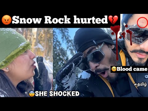 😨She shocked because 😡Snow Rock hurted my head 🩸bl*od came💔| Ep - 6 | Kashmir dhoothpathiri | TTF |