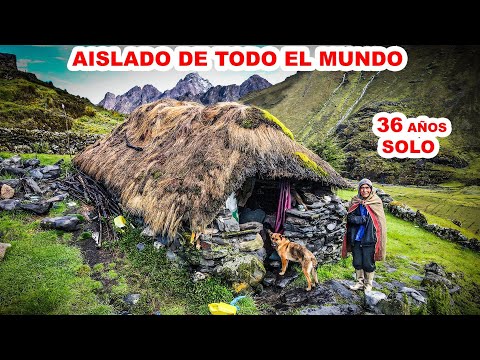 36 años VIVIENDO SOLO en un inhóspito rincón de los ANDES PERUANOS, Don Aurelio | Jordy Aventurero