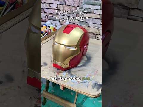 Así imprimí el casco magnético de Iron Man Magnético #impresion3d #impresoen3dmx #ironman