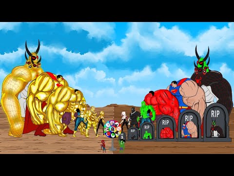 Rescue GOD HULK & SPIDERMAN, SUPERMAN, BLACK PANTHER 2: Returning from the Dead SECRET - FUNNY
