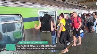 Santa Cruz detalha mobilidade para decisão contra o Sergipe na arena