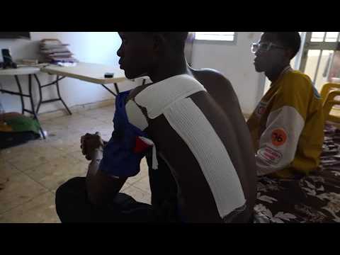 YouTube video thumbnail: Students' Wounds Paint Painful Picture of Senegal's Debt Crisis