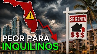 ¡Florida, el peor estado para inquilinos! Millones apenas sobreviven pagando renta