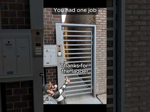 Thanks for the ladder!๐(Funniest Design Fails) #fun #fail