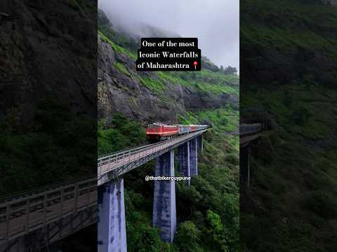 Hidden Gem Near Pune and Mumbai | KP Waterfalls Drone Shots 🌊🚁 #shorts