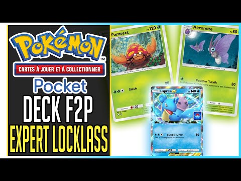 🎮F2P DECK EXPERT LOCKLASS ►POKEMON POCKET TCG 0 rare (starter Dracaufeu)