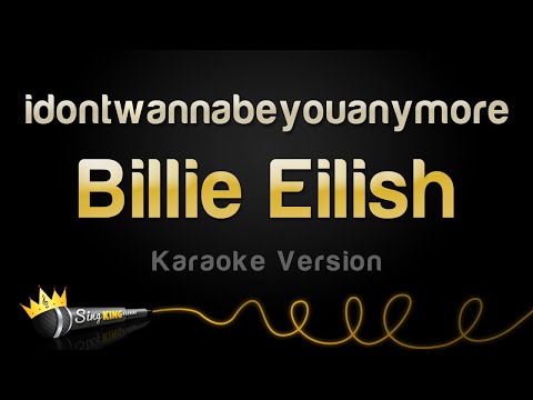 Billie Eilish - idontwannabeyouanymore (Karaoke Version)