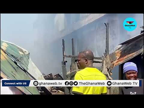YouTube video thumbnail: 'We Have Lost Everything' Kantamanto Fire Victims Share Their Plight