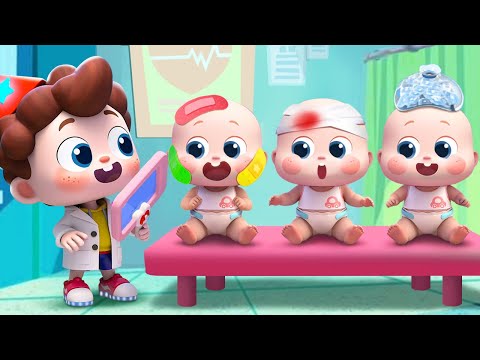 Ten Babies Got Boo Boo | Safety Rules | Learn Numbers | Nursery Rhymes & Kids Songs | BabyBus