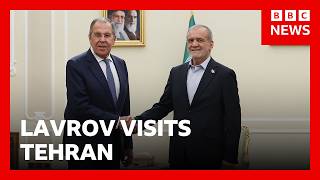 YouTube video thumbnail: Russia's Foreign Minister Sergei Lavrov Visits Iran for Talks