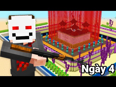 XÂY DỰNG CĂN CỨ AN TOÀN - Minecraft 3GSMP Ngày 4