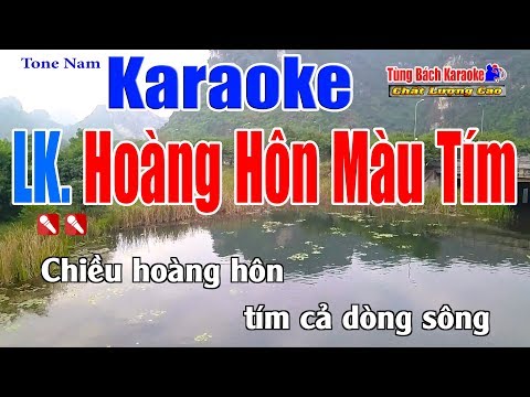 LK Hoàng Hôn Màu Tím Karaoke (Tone Nam) – Nhạc Sống Tùng Bách [ Beat Chuẩn Karaoke ]