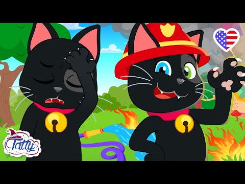 😲 Mousy Stuck in a Tree! Misifu to the Rescue! 🌳🐾 Tatty and Misifu's Adventures