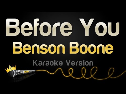 Benson Boone – Before You (Karaoke Version)
