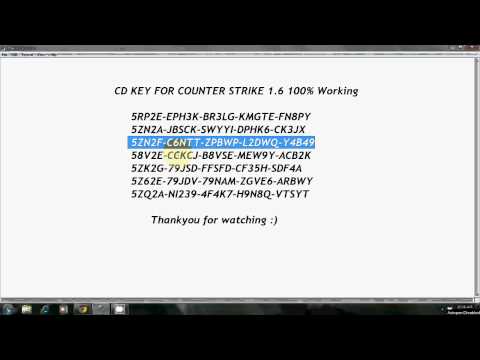 cd key counter strike condition zero 1.6