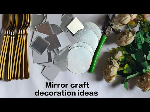 out of waste se banaen mirror #diy #mirrorcraft #craftidea #outofwaste #miroor