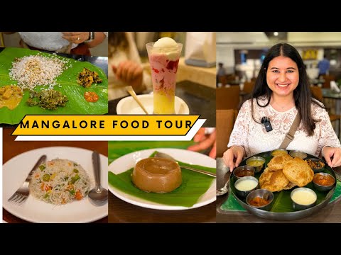 Best MANGALORE Food Tour (Part 3) | Goli Baje, Pabbas Ice Cream, Veg Thali, Dosa & More | 4K