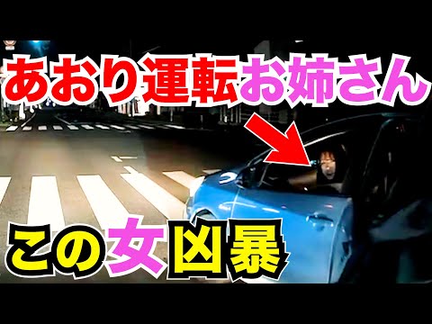 凶暴あおり運転お姉さん一部始終公開/衝撃の瞬間/最新日本ドラレコ映像/交通安全教育/運転の危険予知学習/交通事故撲滅