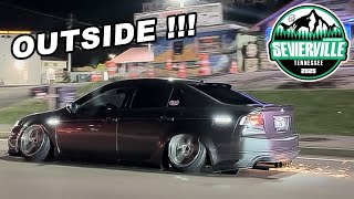 THIS IS A THURSDAY NIGHT AT THE BIGGEST STANCE CAR GATHERING !! (SLAMMEDENUFF GATLINGBURG 25)