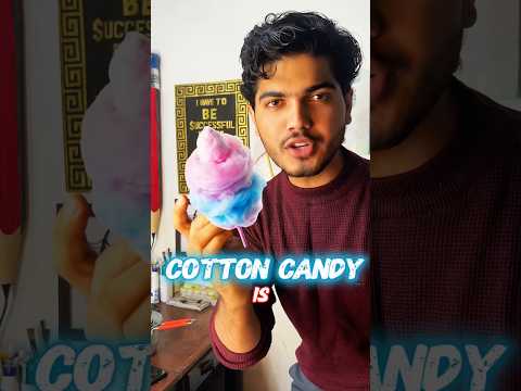 I MADE COTTON CANDY AT HOME