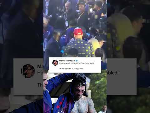 Islam Makhachev has a message for Ilia Topuria after he lost to Justin Gaethje