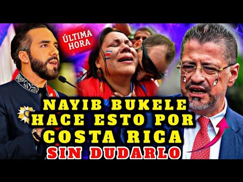 BOMBAZO NAYIB BUKELE DEJA CON LA BOCA ABIERTA A PRESIDENTE DE COSTA RICA POR LO QUE HIZO EN VIVO