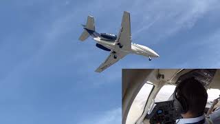 Hawker 800xp landing at Bahrain International Airport