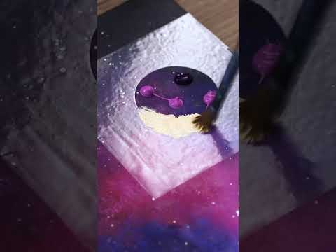 Galaxy painting ✨ #shortsart