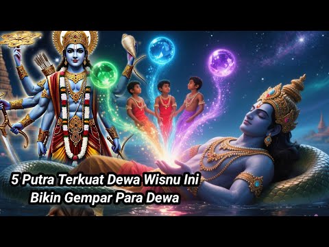5 PUTRA DEWA WISNU YANG KEKUATAN NYATANYA BIKIN PARA DEWA GEMETAR!