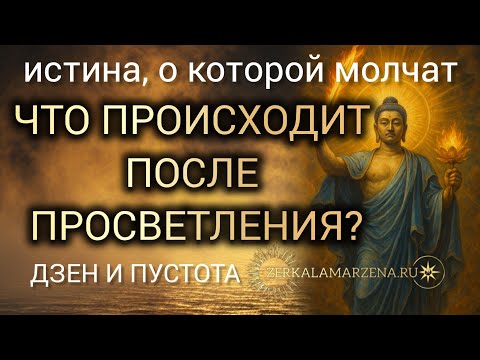 ЧТО ПРОИСХОДИТ ПОСЛЕ ПРОСВЕТЛЕНИЯ? КАК ДОСТИЧЬ ДЗЕН И ПОНЯТЬ ПУСТОТУ #маржена, #зеркаламаржены