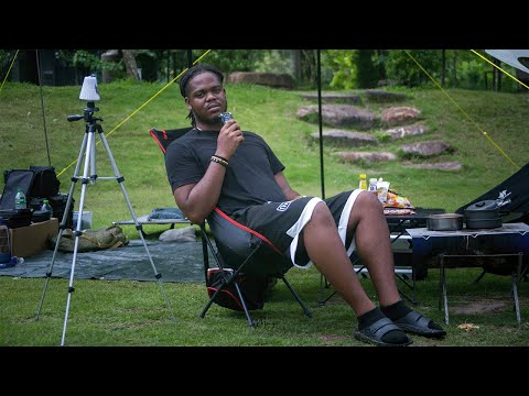 ASMR at Campsite 🏕 (Public ASMR)